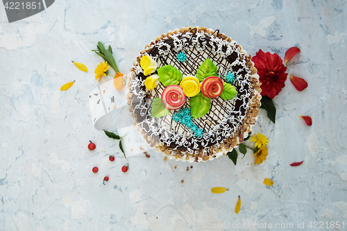 Image of Tasty cakes composition