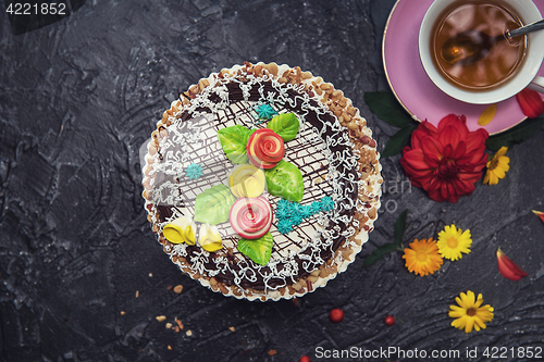 Image of Tasty cake composition