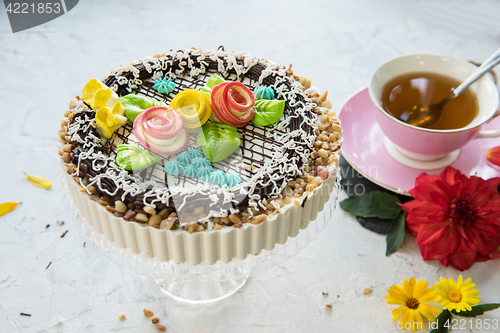 Image of Tasty cakes composition