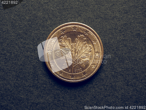 Image of Vintage Five Cent Euro coin