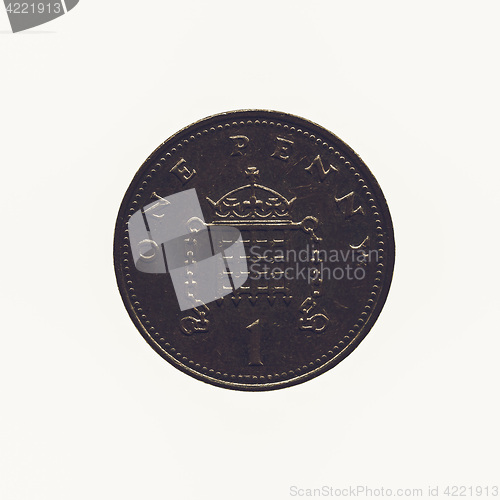 Image of Vintage Coin isolated