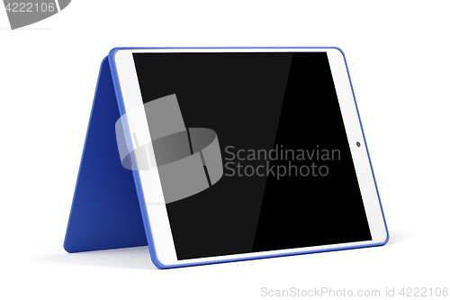 Image of Tablet computer on white 