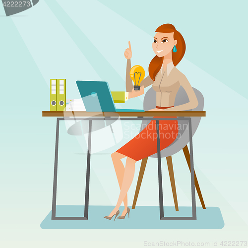 Image of Successful business idea vector illustration.