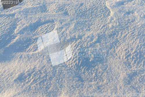 Image of Photo snow, close-up