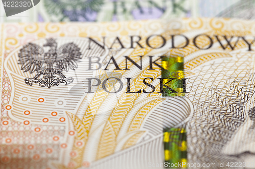 Image of Polish banknotes, close-up