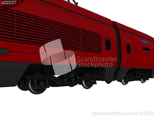 Image of Train express isolated view