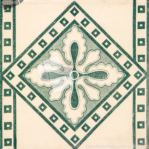 Image of Traditional Portuguese glazed tiles