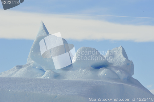 Image of Beautiful view of icebergs in Snow Hill Antarctica
