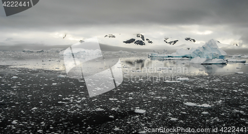 Image of Mountain view in Antarctica