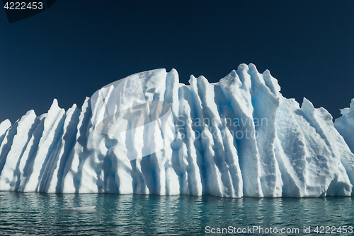 Image of Beautiful view of icebergs in Antarctica