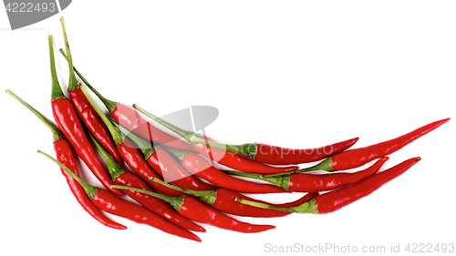 Image of Arrangement of Chili Peppers