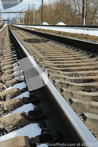 Image of  rails of railway
