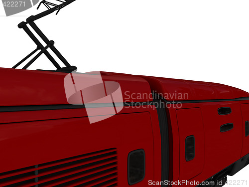 Image of Train express isolated view