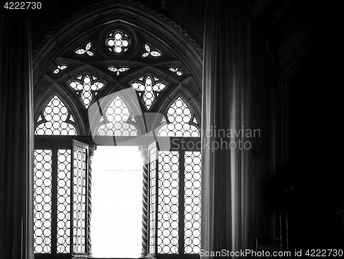 Image of Medieval window silhouette