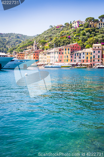 Image of Portofino, Italy - Summer 2016 - view from the sea