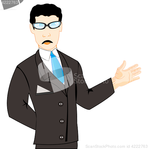 Image of Man in suit with tie