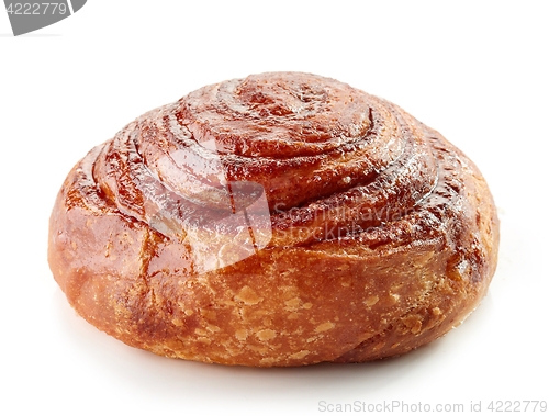 Image of freshly baked cinnamon roll