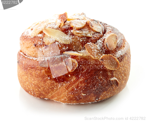 Image of freshly baked almond roll