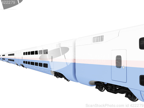 Image of Train express isolated view