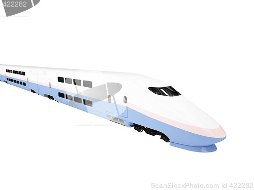 Image of Train express isolated view