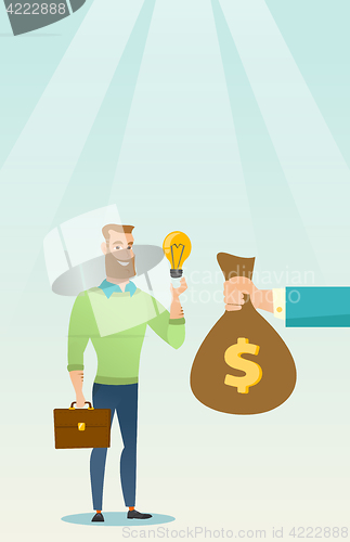 Image of Successful business idea vector illustration.