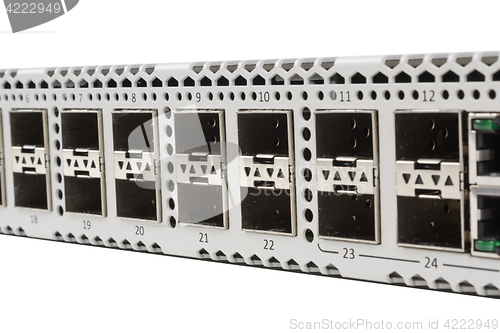 Image of Gigabit Ethernet switch with SFP slot