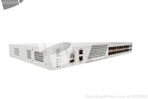 Image of Gigabit Ethernet switch with SFP slot