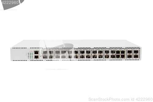 Image of Gigabit Ethernet switch with SFP slot