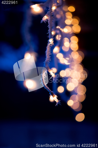 Image of christmas lights bokeh