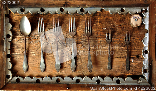 Image of Old forks and spoon