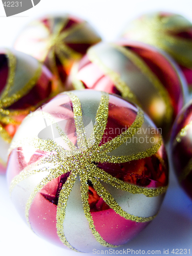 Image of Christmas tree ornaments