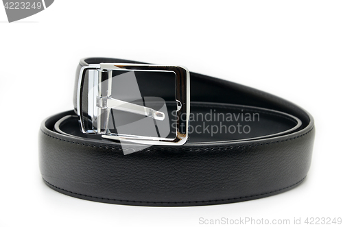 Image of Men black belt isolated