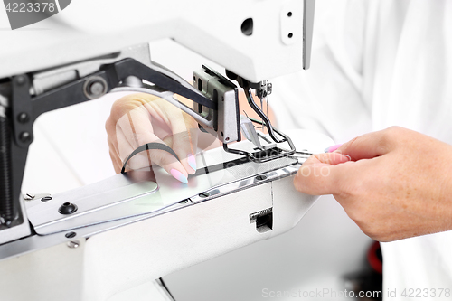 Image of Sewing. Factory, sewing room.