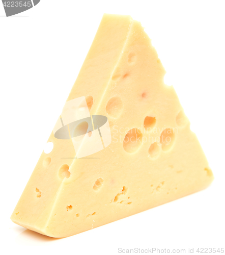 Image of cheese on white