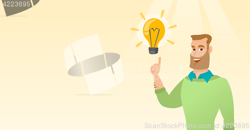 Image of Businessman having business idea.