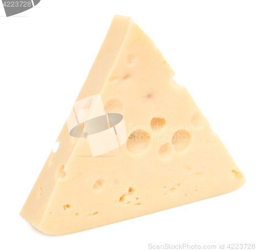 Image of cheese on white