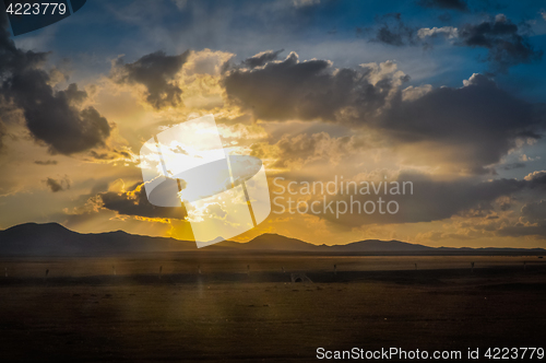 Image of Sunset in Ala Archa