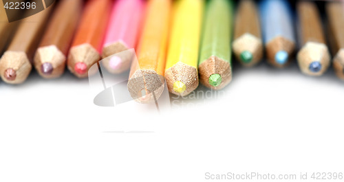 Image of Close-up pencil.