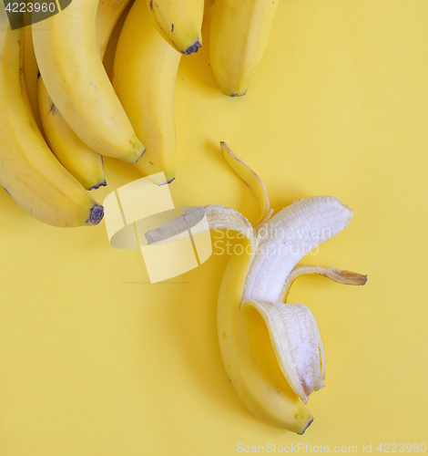 Image of Ripe bananas set