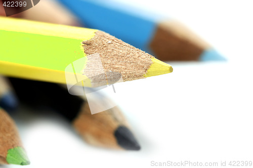 Image of Close-up pencil.