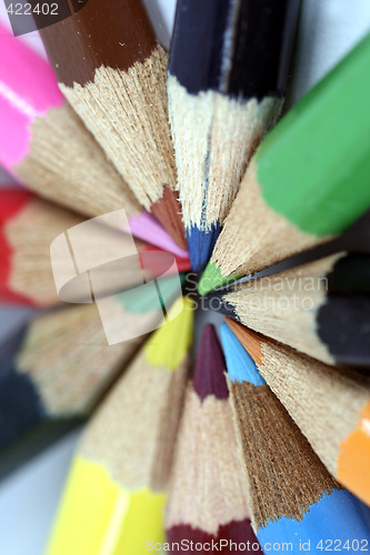 Image of Close-up pencil.