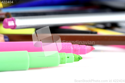 Image of Close-up pencil.