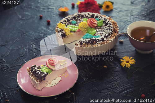 Image of Tasty cake composition