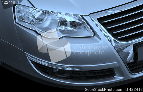 Image of Close-up picture of a car.