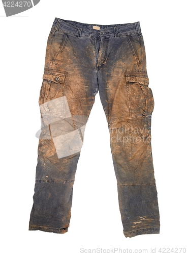 Image of Trousers with mud