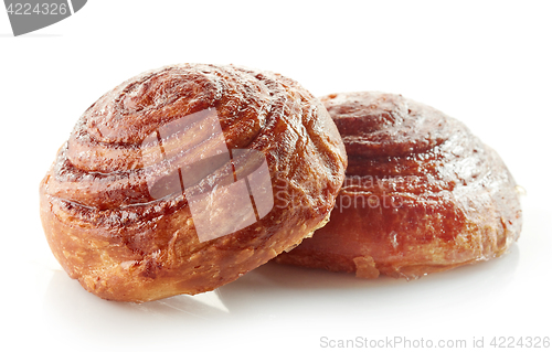 Image of freshly baked cinnamon rolls