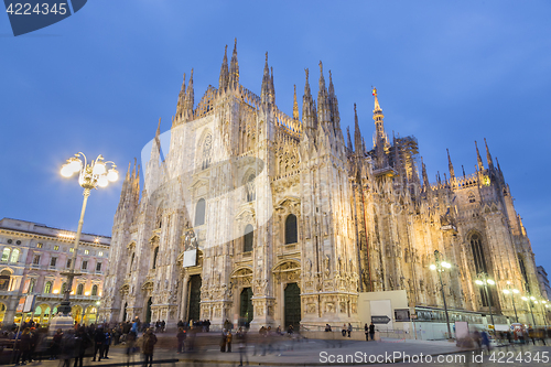 Image of Milan Cathedral, Duomo di Milano, Italy.