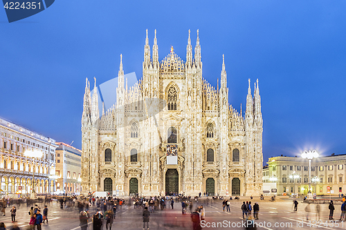 Image of Milan Cathedral, Duomo di Milano, Italy.