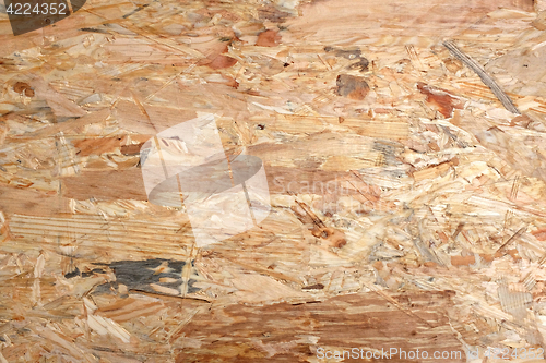 Image of Irregular wooden background of flakeboard