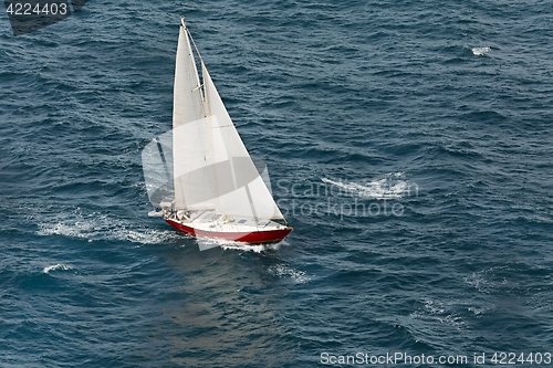 Image of Sailing boat journey